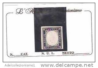 27458)francobollo Antichi Stati Sardegna - 20c - Nuovo E Linguellato - Cat. N°15e Senza Gonna - Sardinië