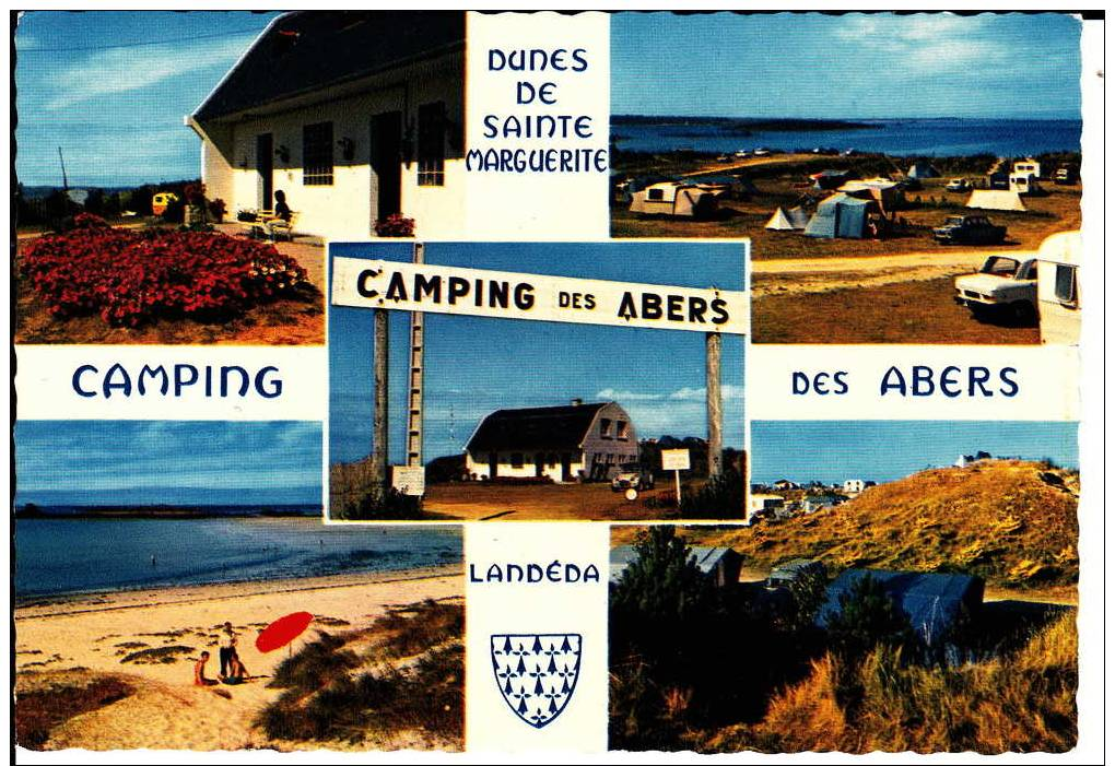 CPM En Couleurs :Dunes De Sainte-Marguerite, Camping Des Abers à Landeda, Non Voyagé Bel état - Autres & Non Classés