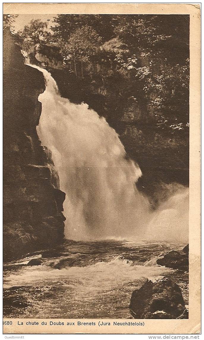 Suisse.Jura Neuchâtelois.La Chute Du Doubs Aux Brenets. - Les Brenets