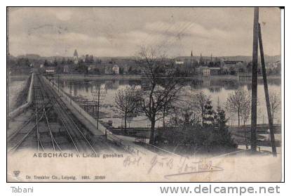 Germany. Aeschach V. Lindau. 1905. Old Postcard. - Aichach