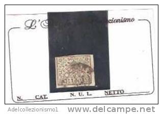 27472)francobollo Stato Pontificio , 2 Baj , II° Scelta - Usato - Cat. N°3a - Estados Pontificados
