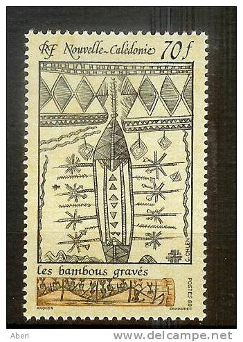 Nouvelle Calédonie  N° 581**    ART INDIGENE - Les BAMBOUS - Unused Stamps