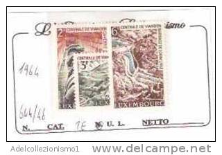 27518)serie Francobolli Centrale De Vianden Barrage De Lohmuhle Di 3 Valori - Nuovi E Linguellati - Cat. N° 644-46 - Unused Stamps