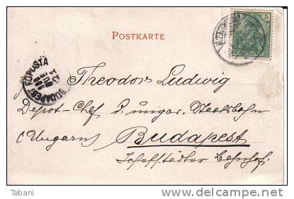 Germany. Wertheim A. M.1900. Vintage Postcard. - Wertheim