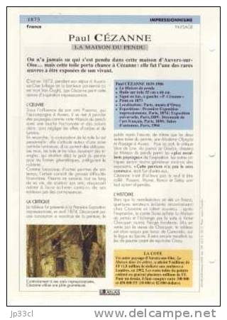 Reproduction De La Maison Du Pendu, De Paul Cézanne (avec Fiche Explicative) - Otros & Sin Clasificación