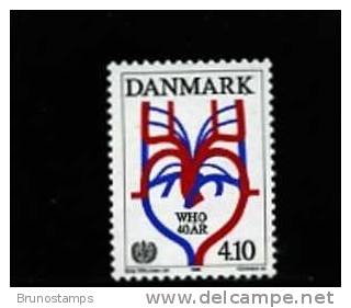 DENMARK/DANMARK - 1988  40th ANNIVERSARY OF O.M.S.  MINT NH - Unused Stamps