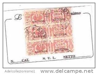 27554)serie Pacchi Postali Di 3x25c Spr Eritrea - Cat. N° 23 - Usati - Eritrea