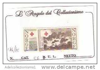 27569)serie Francobolli Croce Rossa Di 2 Valori . Cat. N°484-485 - Neufs