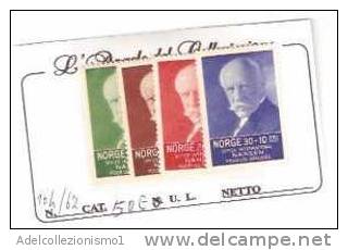 27579)serie Francobolli Ufficio Internazionale Per I Rifugiati Di 4 Valori - Cat. N°164-167 - Unused Stamps