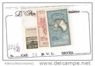 27580)serie Francobolli Internazional Geofisic  Di 3 Valori - Cat. N°376-78 - Unused Stamps