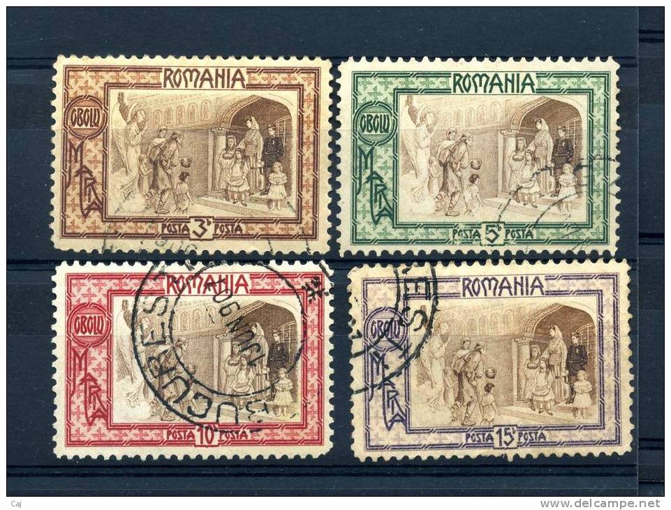 Roumanie  :  Yv  203-06  (o)    ,   N4 - Used Stamps