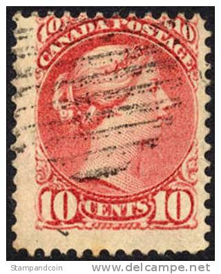 Canada #45 Used 10c Victoria Of 1897 - Oblitérés