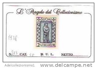 27617)francobollo Suomi Di 2+1/2 - Nuovo E Linguellato - Cat. N°203 - Ungebraucht