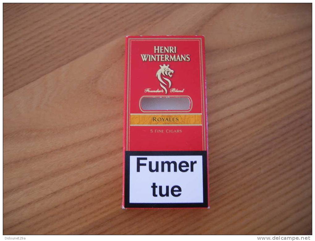 Paquet Cigare Vide "HENRI WINTERMANS (ROYALES)" - Cajas Para Tabaco (vacios)