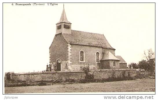 TAVIER-Francquenée L´église (province De Namur . ) - Other & Unclassified