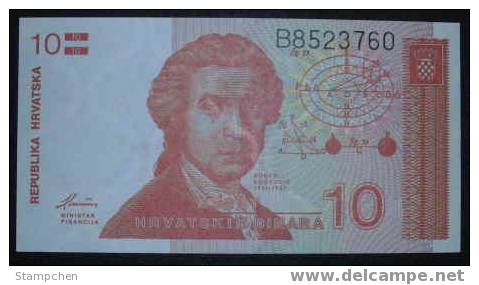 1991 Croatia Banknote - Geometry  UNC Masmatics - Croazia