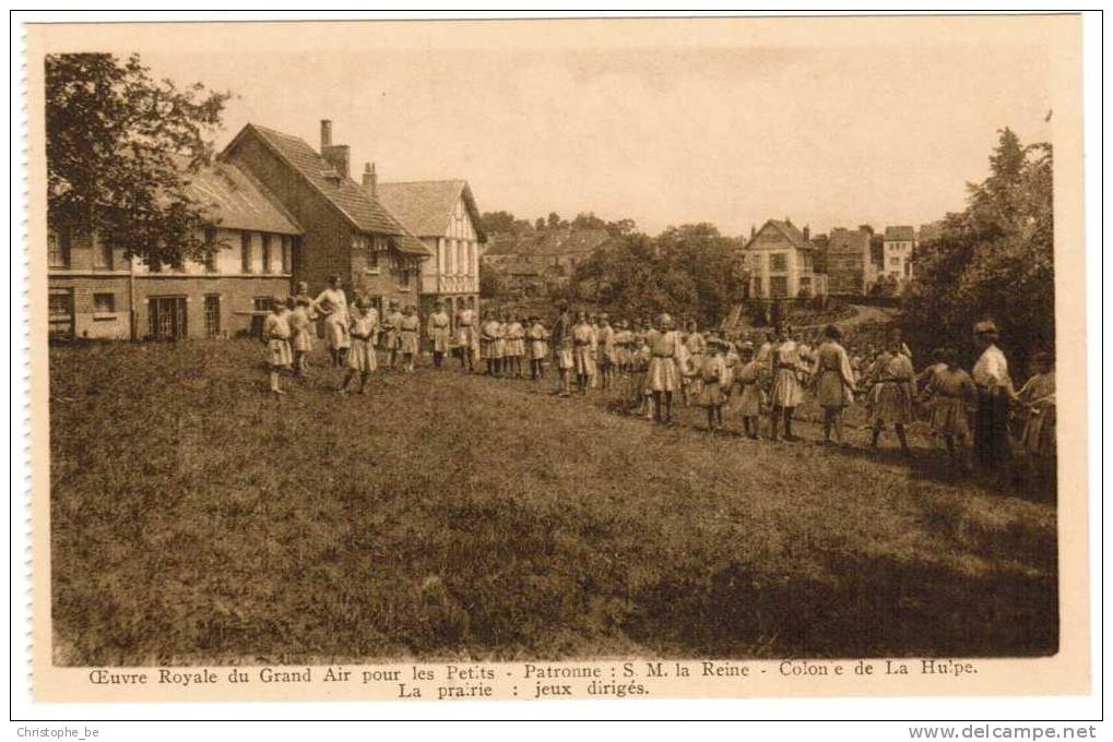 La Hulpe Oeuvre Royale Du Grand Air Pour Les Petits, Patronne S.M. La Reine (pk1121) - La Hulpe