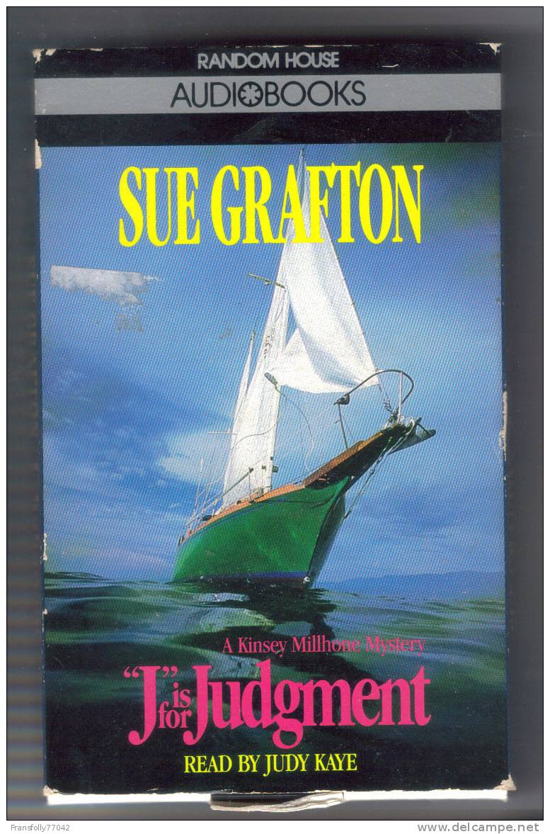 AUDIO BOOK " J Is For JUDGEMENT " By SUE GRAFTON 1993 Four Cassettes MYSTERY - Kassetten