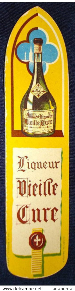 Très Ancien Marque Page Liqueur Maborange Vieille Cure De Cenon - Marque-Pages