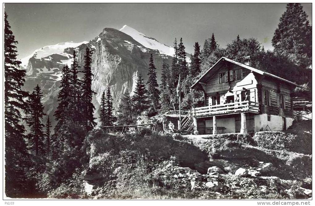 Suisse - Kandersteg (BE) - Restaurant Bergstation Der Stockbahn - Kandersteg