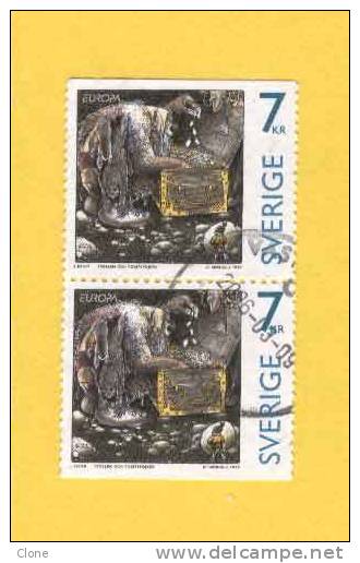 2023-BB-(o) : Contes Et Légendes Suédoises : John BAUER - (Europa XXVI). - Used Stamps