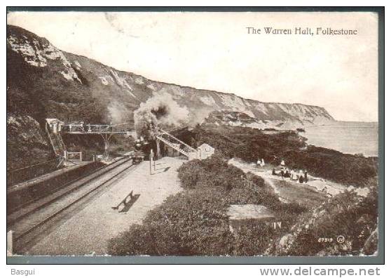 CPA Royaume Uni, The Warren Halt , Folkstone - Folkestone