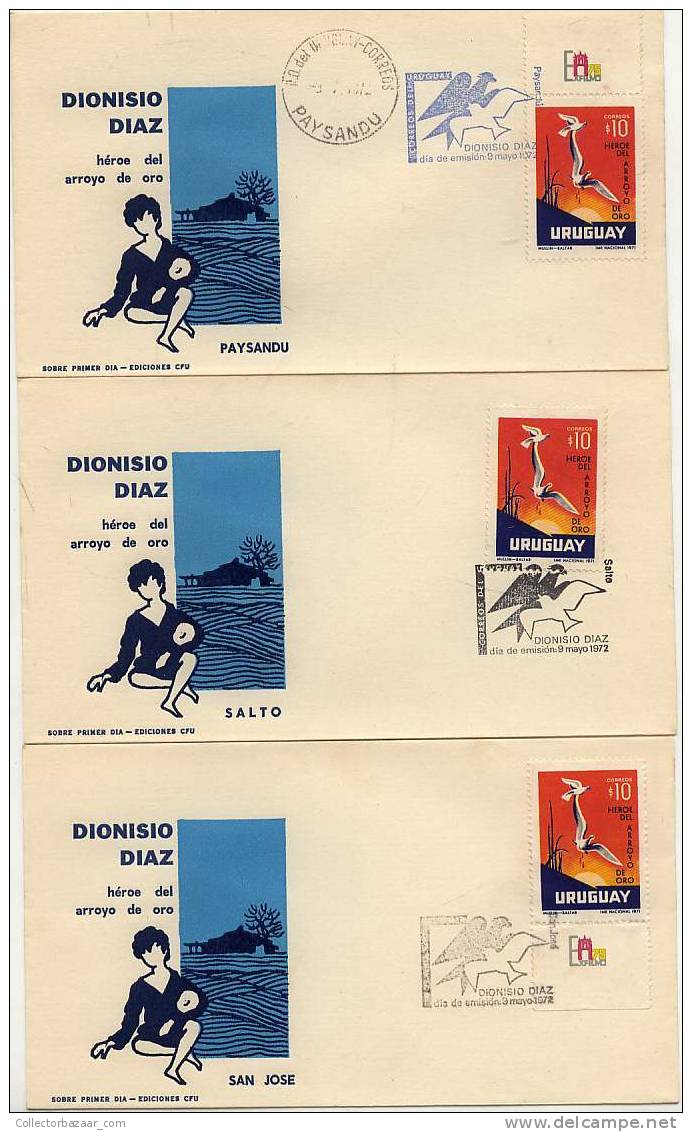 SOBRE PRIMER DIA FDC Bird Dove Gull Pájaro Gaviota  Día De Emisión/ Emission Day: 9 May 1972 - Mouettes