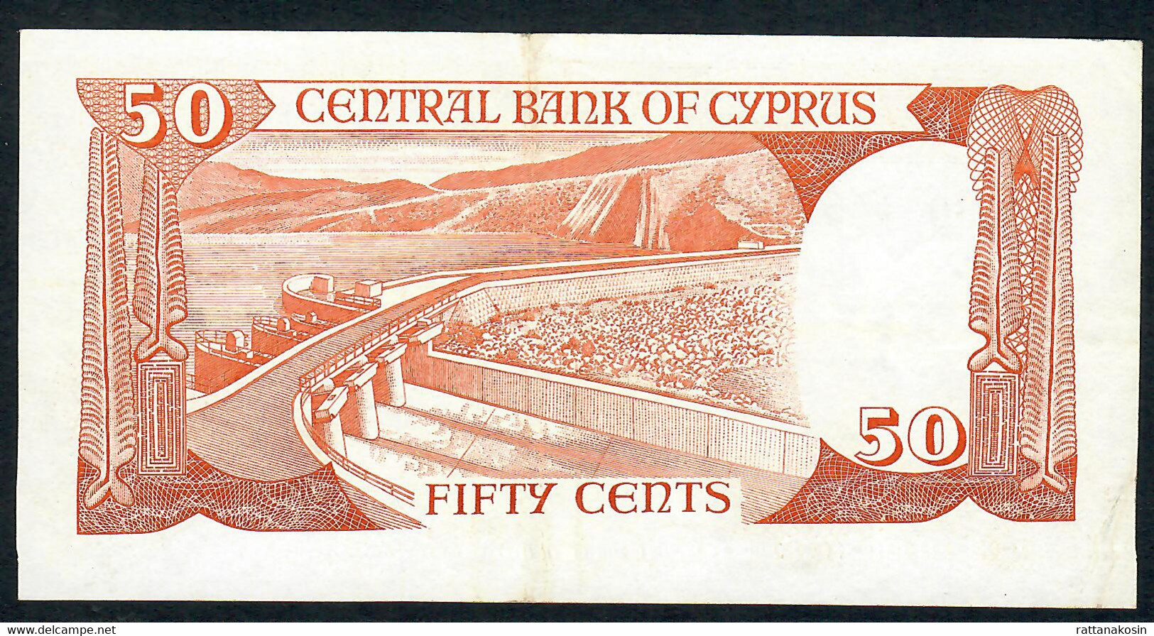 CYPRUS   P52  50   CENTS 1.11.1989 #S     UNC. - Chypre