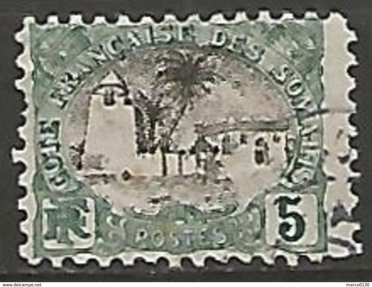 COTE DES SOMALIS N° 56 OBLITERE - Used Stamps