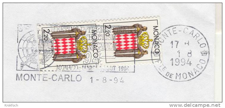 Monaco - Flamme 1994 Monte-Carlo - Postmarks