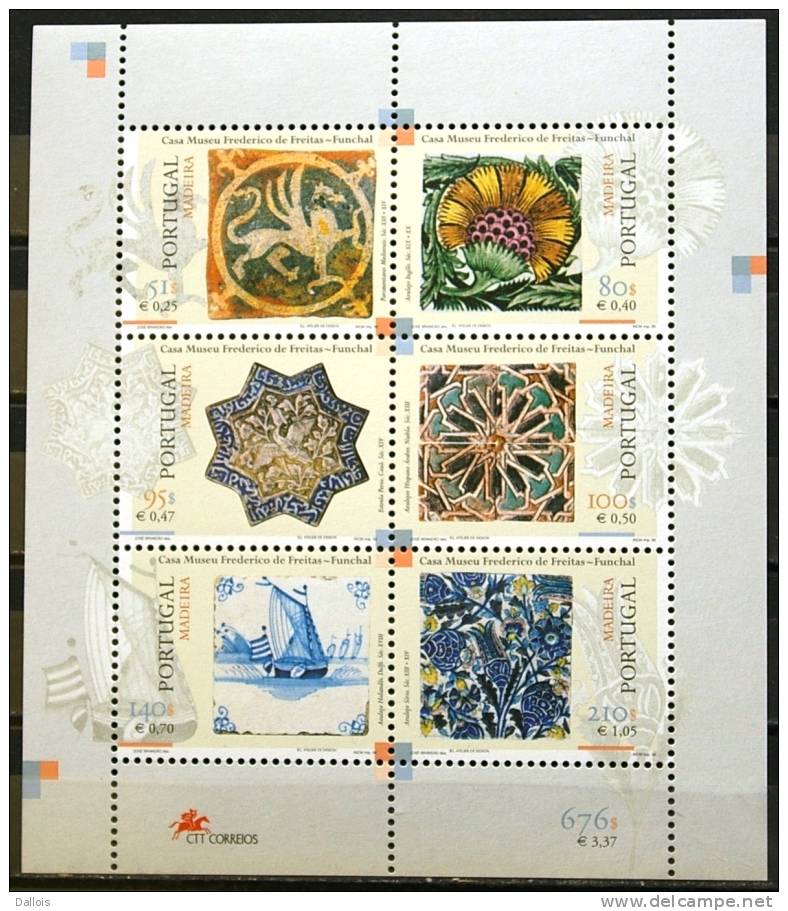 Portugal - 1999 - Madère - Madeira - Carreaux Vernis - Glazed Tiles - Neufs - Unused Stamps