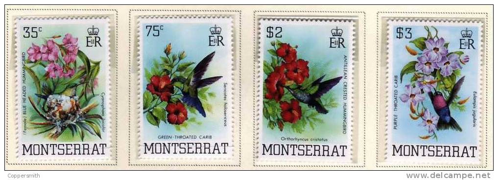 (02) Montserrat  Humming Birds / Oiseaux / Vögel / Kolobris / Colibris ** / Mnh  Michel 507-10 - Montserrat