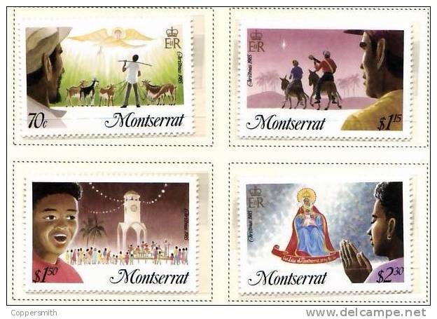 (006) Montserrat  Christmas / Noel / Weihnachten / Kerstmis  ** / Mnh  Michel 605-08 - Montserrat