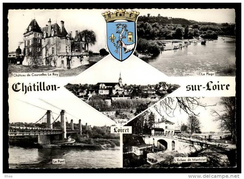 45 Châteauneuf-sur-Loire Multi Vue D45D K45082K C45082C RH078724 - Autres & Non Classés