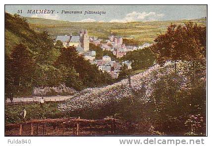 CPA.   MALMEDY.   Panorama Pittoresque. - Malmedy