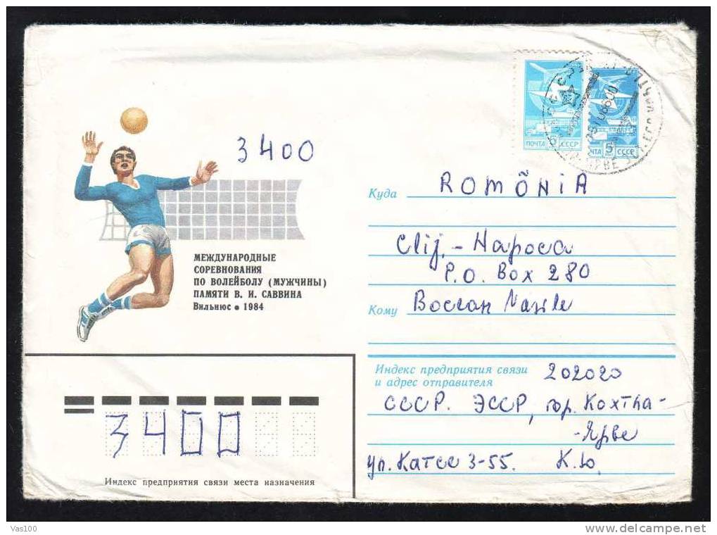 RUSSIA,Enteire Postal Stationery  Cover 1984 With Voleyball. - Volley-Ball