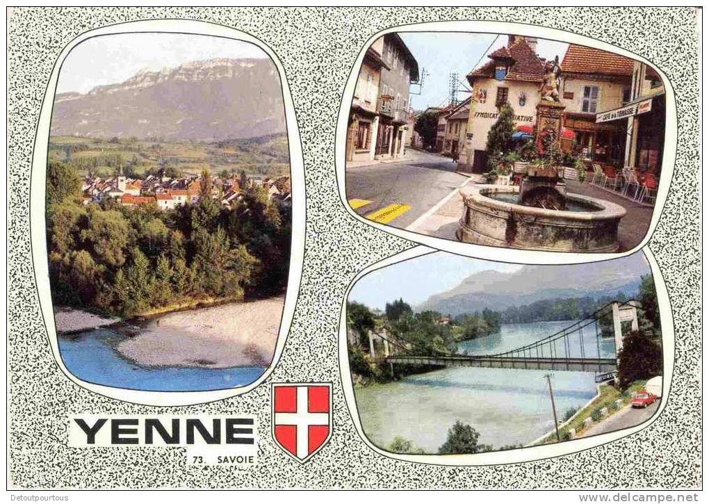 YENNE Savoie 73 : Multivue Village Pont Fontaine 1969 - Yenne