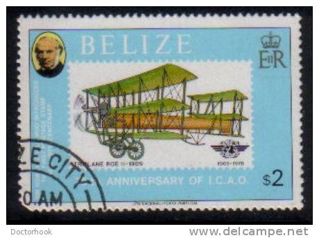 BELIZE   Scott #  446  VF USED - Belize (1973-...)