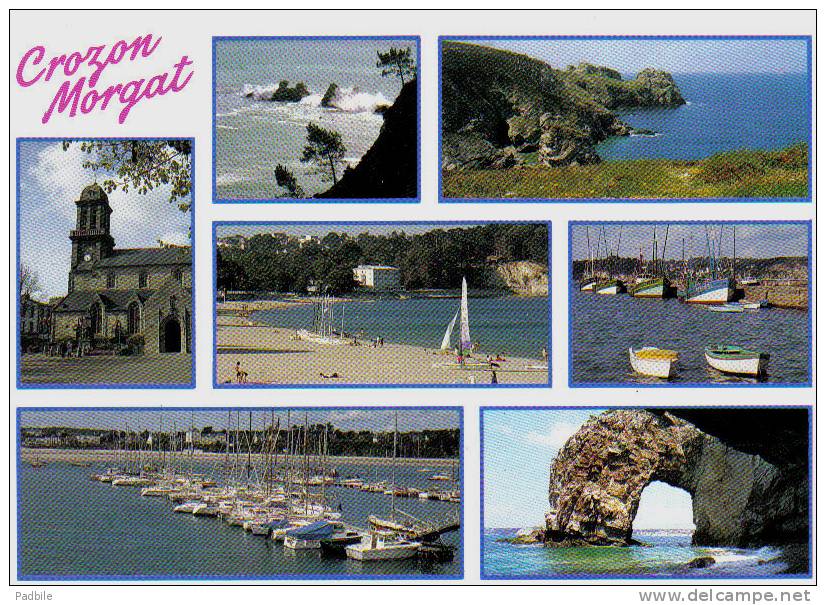 Carte Postale 29. Presqu´île De Crozon  Morgat  Trés Beau Plan - Crozon