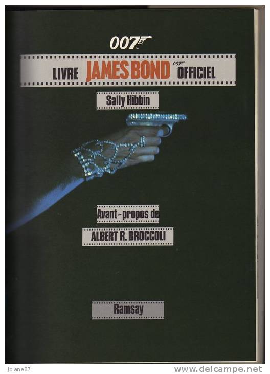 LIVRE      JAMES BOND 2007     OFFICIEL        25E ANNIVERSAIRE - Cinema/Televisione
