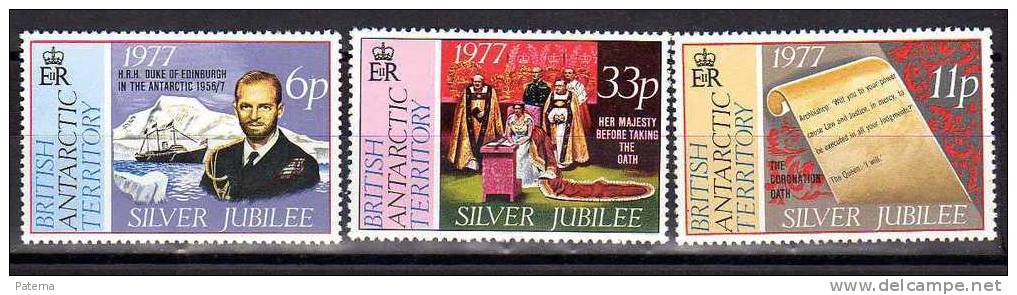 Sellos   BRITISH ANTARCTIC TERRITORY ,  1977 ,   Silver Jubilee, Stamps, Timbres, Francobolli, - Otros & Sin Clasificación