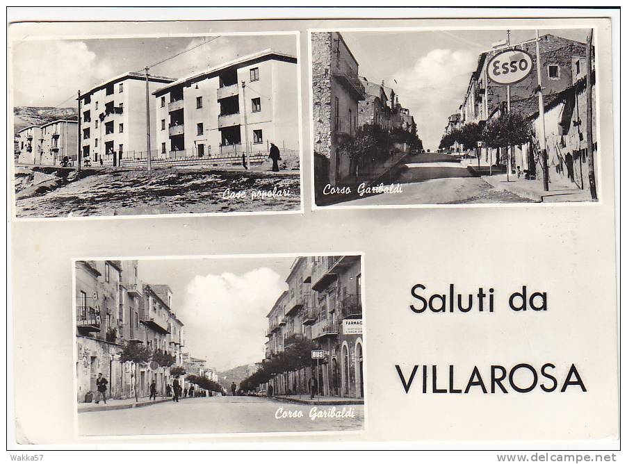 $3-0241 - SALUTI DA VILLAROSA - ENNA - F.G. - VIAGGIATA - ITALY - Enna