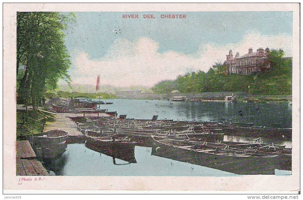 ROYAUME-UNI - ANGLETERRE -CHESTER - CPA - River Dee - Chester