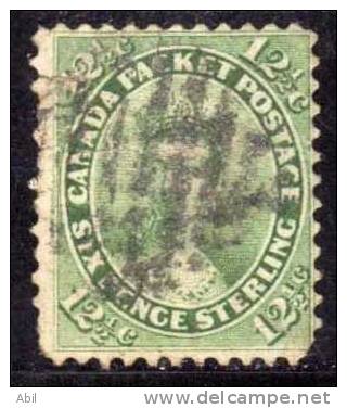 Canada 1859-1964 N°Y.T. : 16 ( 2ème Choix)  Obl. - Used Stamps
