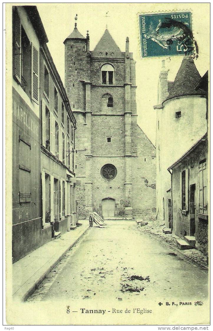 D58 - TANNAY  -  Rue De L'Eglise - Tannay