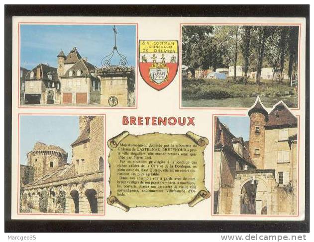 Bretenoux Multivue édit.apa Poux N° S.1  Belle Cpsm - Bretenoux