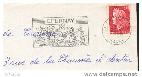 1969 France 51  Epernay  Champagne  Vins Raisin Vignoble Wine Grape Vineyard - Vins & Alcools