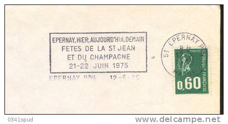 1975 France 51  Epernay Champagne  Vins Raisin Vignoble Wine Grape Vineyard - Wein & Alkohol