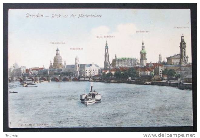 Dresden - Blick Von Der Marienbrucke - Dresden