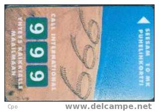 # FINLAND TTT-D-A1 Call International 999 10 Magnetic   Tres Bon Etat - Finlande